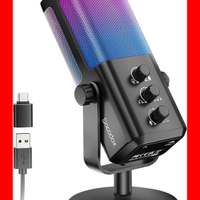 Microfono Gaming RGB Cancellazione Rumore NUOVO