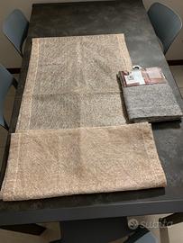 4 Tende 60x240 cm (2 Oro, 2 Argento)