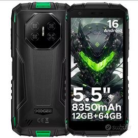 Doogee Fire3 Rugged Smartphone Android 15, 8350mA