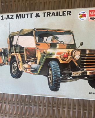 Kit modellismo jeep Mutt M151-A2 (scala 1:35)