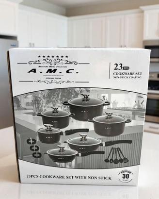 Set di pentole in pietra lavica 23Pcs 