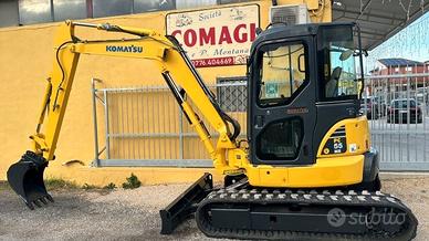 Miniescavatore komatsu pc 55 mr3 girosagoma 2015