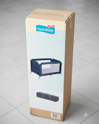 Lettino da viaggio HelloBaby + materasso NUOVI