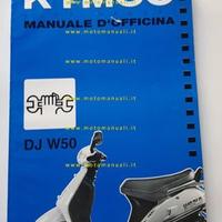 Kymco DJ W 50 scooter manuale officina originale