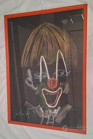 Quadro firmato "Pagliaccio" 