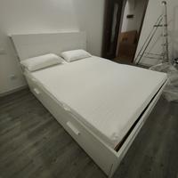 LETTO MATRIMONIALE IKEA BRIMNES (160X200).