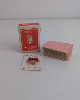 Carte poker mignon Dal Negro Treviso vintage