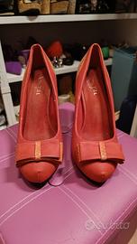 scarpe décolleté corallo 