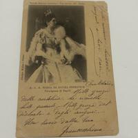 CARTOLINA S. A. R. ELENA DI SAVOIA- PETROVICH PRIN