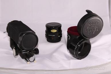 Pentax 100/4 Macro Bellows + custodia + soffietto