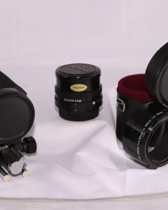 Pentax 100/4 Macro Bellows + custodia + soffietto