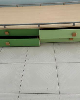 LETTO per camerette con cassetti