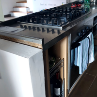 Top Piano cucina in acciaio
