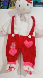 vestito carnevale hello Kitty 3/6 mesi 