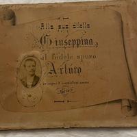 Ricordo matrimonio 1891 Beck Gasperini Trieste