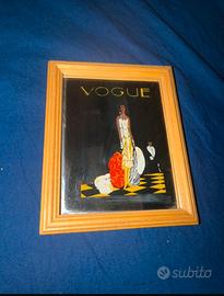 Specchio Vintage Vogue Art Déco con Cornice