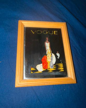 Specchio Vintage Vogue Art Déco con Cornice