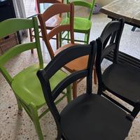 Sedie in Legno Massello trattate