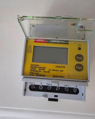 CONTO D4-Pd RS485 63A 400V  Contatore di energia