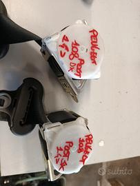 COPPIA CINTURE SICUREZZA POSTERIORI PEUGEOT 108 DA