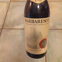 bottiglia barbaresco 1987