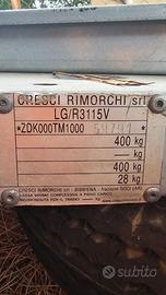 Carrello rimorchio cresci porta moto