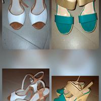 Lotto 7 paia scarpe alte donna - n. 36