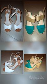 Lotto 7 paia scarpe alte donna - n. 36