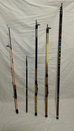 Canna da pesca lotto Bolognesi 