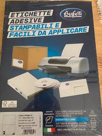 Etichette adesive buffetti A4