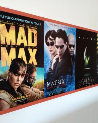 Grande pannello con stampa soggetto cinema