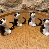 Porta tovaglioli forma gatto in porcellana