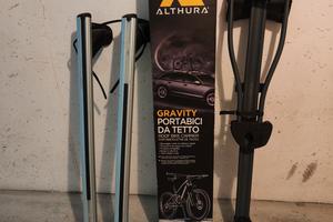 Porta bici Althura e barre Fiat Panda