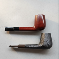 Set 2 Pipe Albion - Radica Liscia e Rusticatata