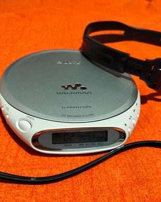 cd walkman discman Sony più cuffie e custodia