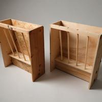 Fieniera PortaFieno in Legno per Conigli