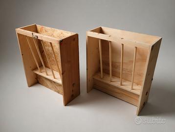 Fieniera PortaFieno in Legno per Conigli