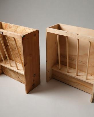 Fieniera PortaFieno in Legno per Conigli