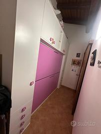 Armadio con Letto a castello a scomparsa