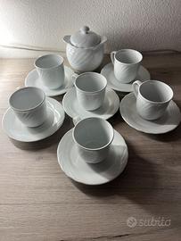 Servizio da caffè o tè in porcellana Tognana