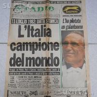 Quotidiano Italia Campione del mondo Spagna 1982