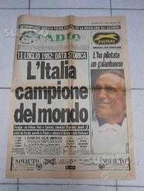 Quotidiano Italia Campione del mondo Spagna 1982