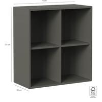 Cubo da parete 4 vani a giorno