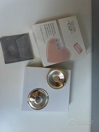 Paracapezzoli in argento per allattamento