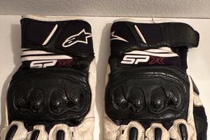 Guanti monto in pelle alpinestars sp - L