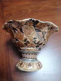 ciotola etnica dorata floreale