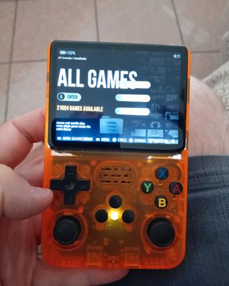 Consolle gioco r36s difetto display