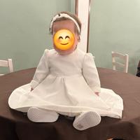 vestito cerimonia bambina 12 mesi