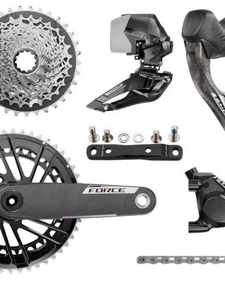 Gruppo elettronico SRAM Force E1 AXS 2x12V Disc