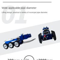 Carro motorizzato per ispezioni condotte forzate